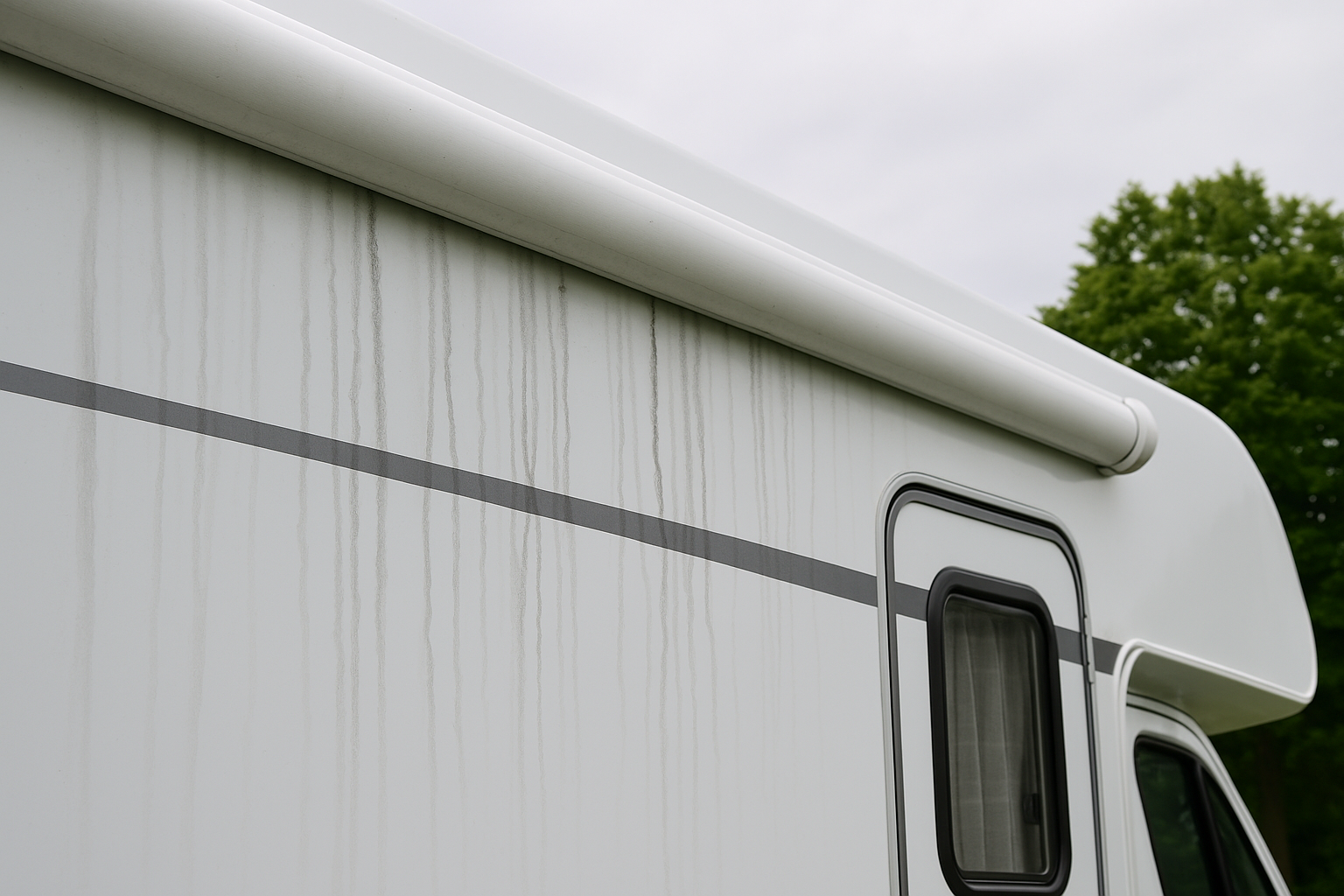 Woher kommen Regenstreifen am Wohnmobil und Wohnwagen? Woher kommen Regenstreifen am Wohnmobil und Wohnwagen?